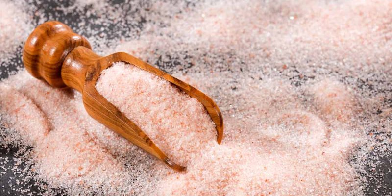 Salt oraffinerat rosa bra
