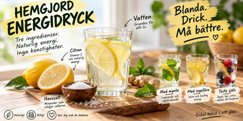 Energidryck recept